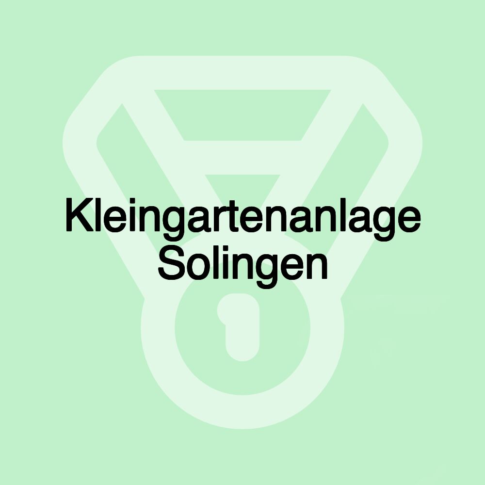 Kleingartenanlage Solingen