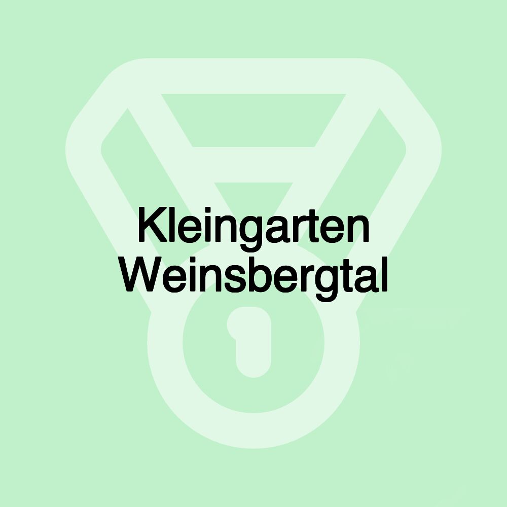 Kleingarten Weinsbergtal