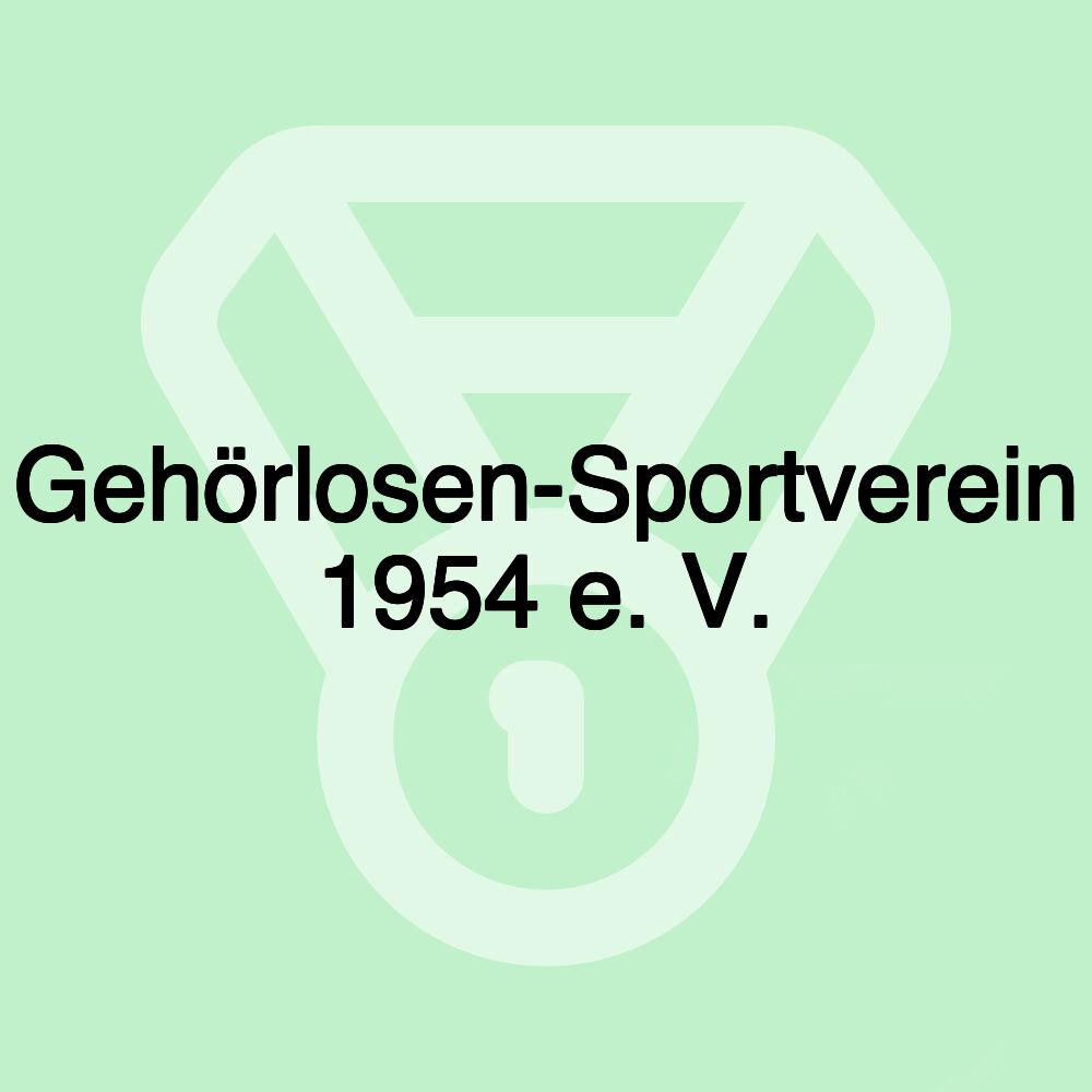 Gehörlosen-Sportverein 1954 e. V.