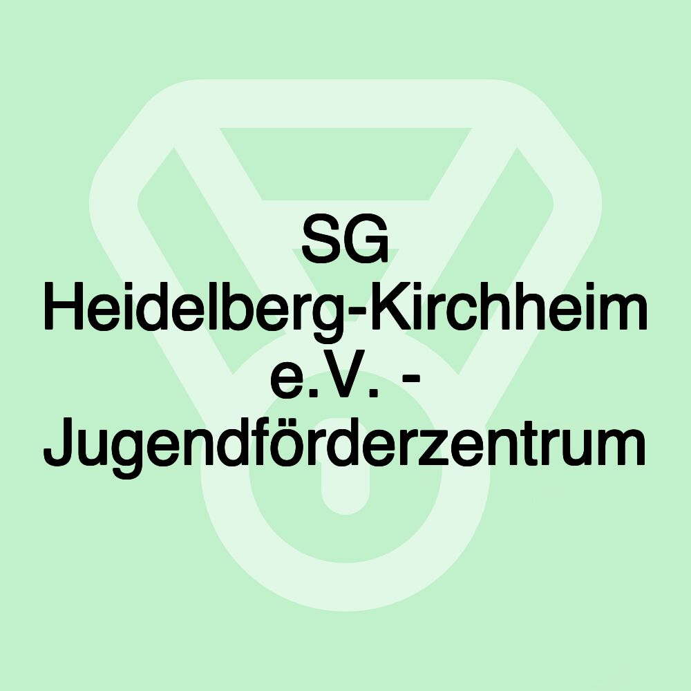 SG Heidelberg-Kirchheim e.V. - Jugendförderzentrum