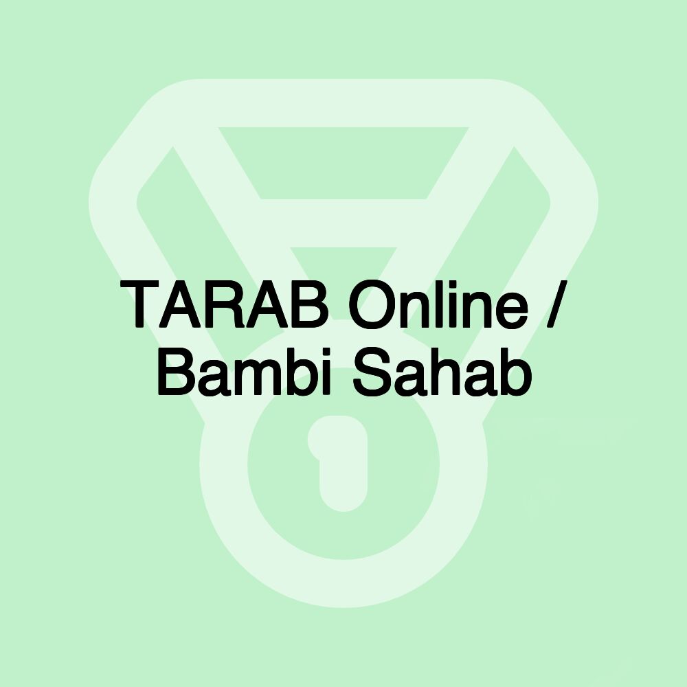 TARAB Online / Bambi Sahab