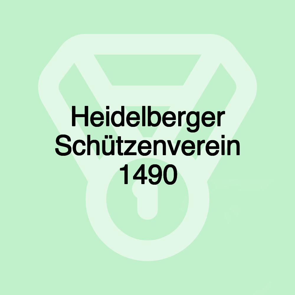 Heidelberger Schützenverein 1490