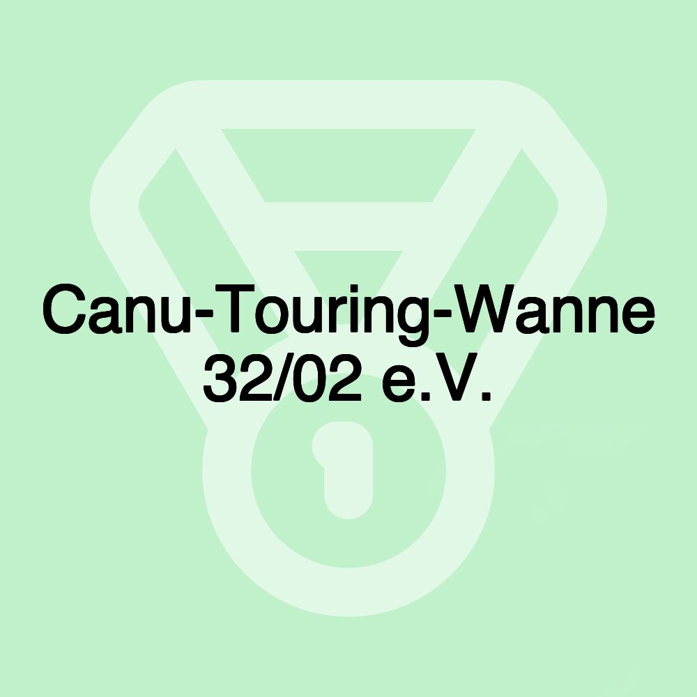 Canu-Touring-Wanne 32/02 e.V.