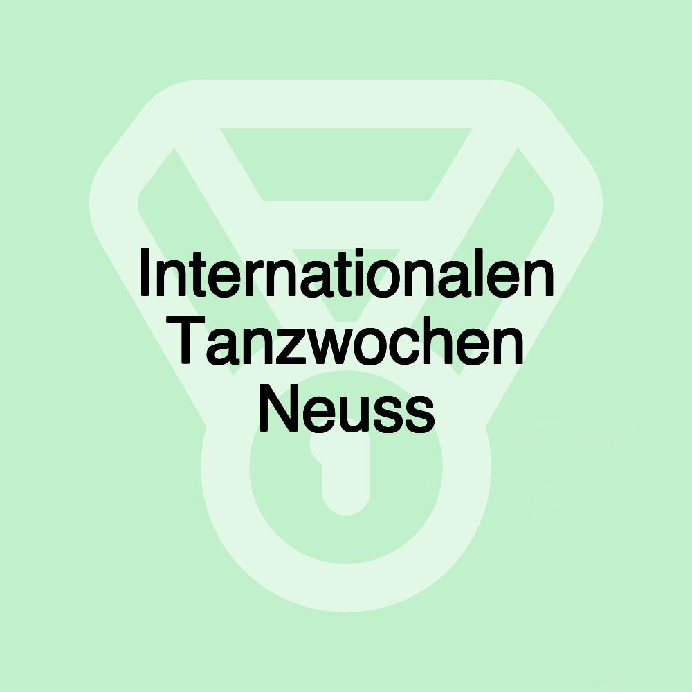 Internationalen Tanzwochen Neuss