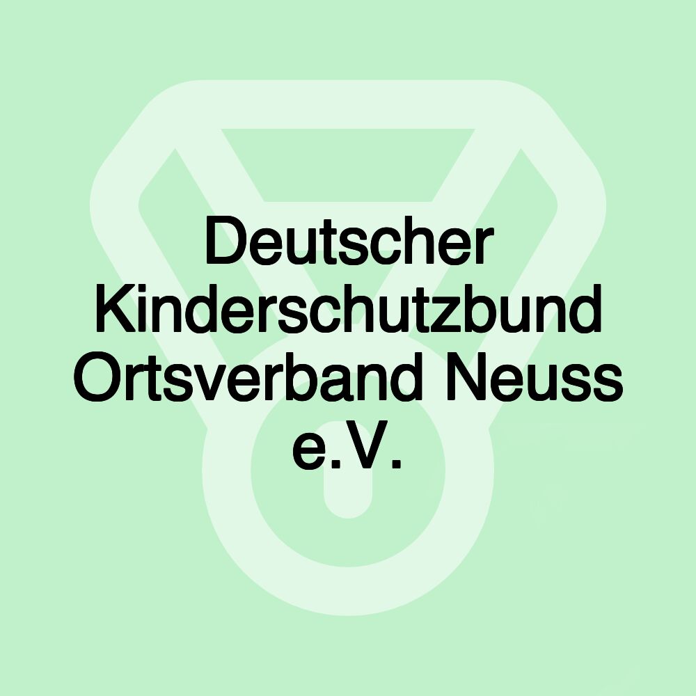 Deutscher Kinderschutzbund Ortsverband Neuss e.V.