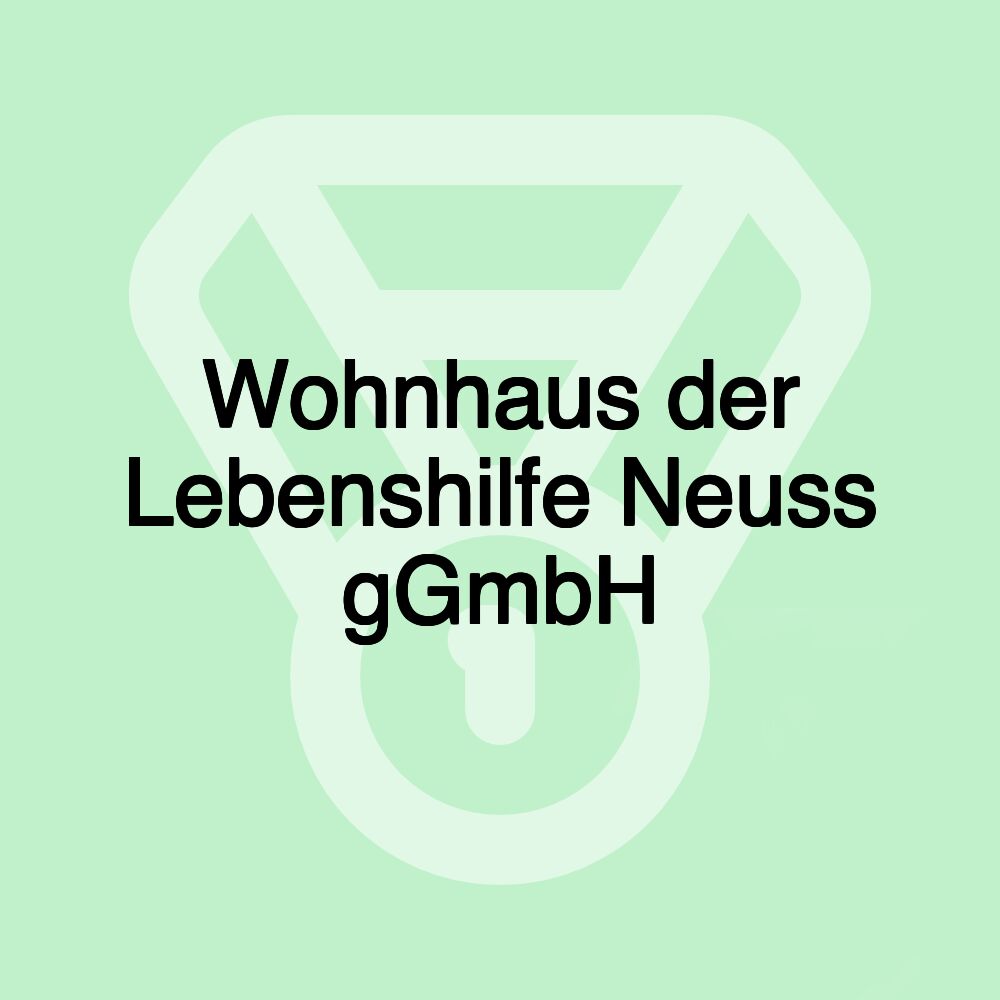 Wohnhaus der Lebenshilfe Neuss gGmbH