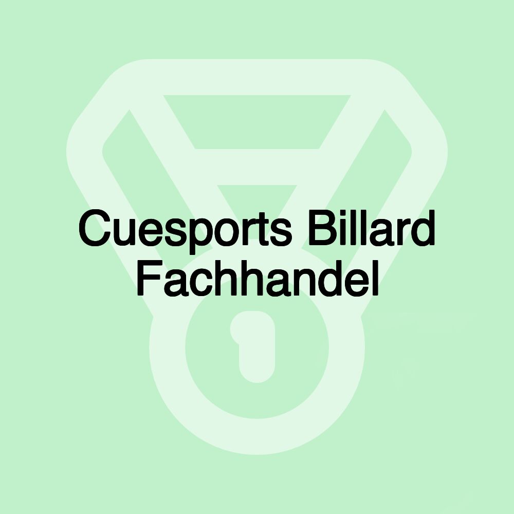 Cuesports Billard Fachhandel