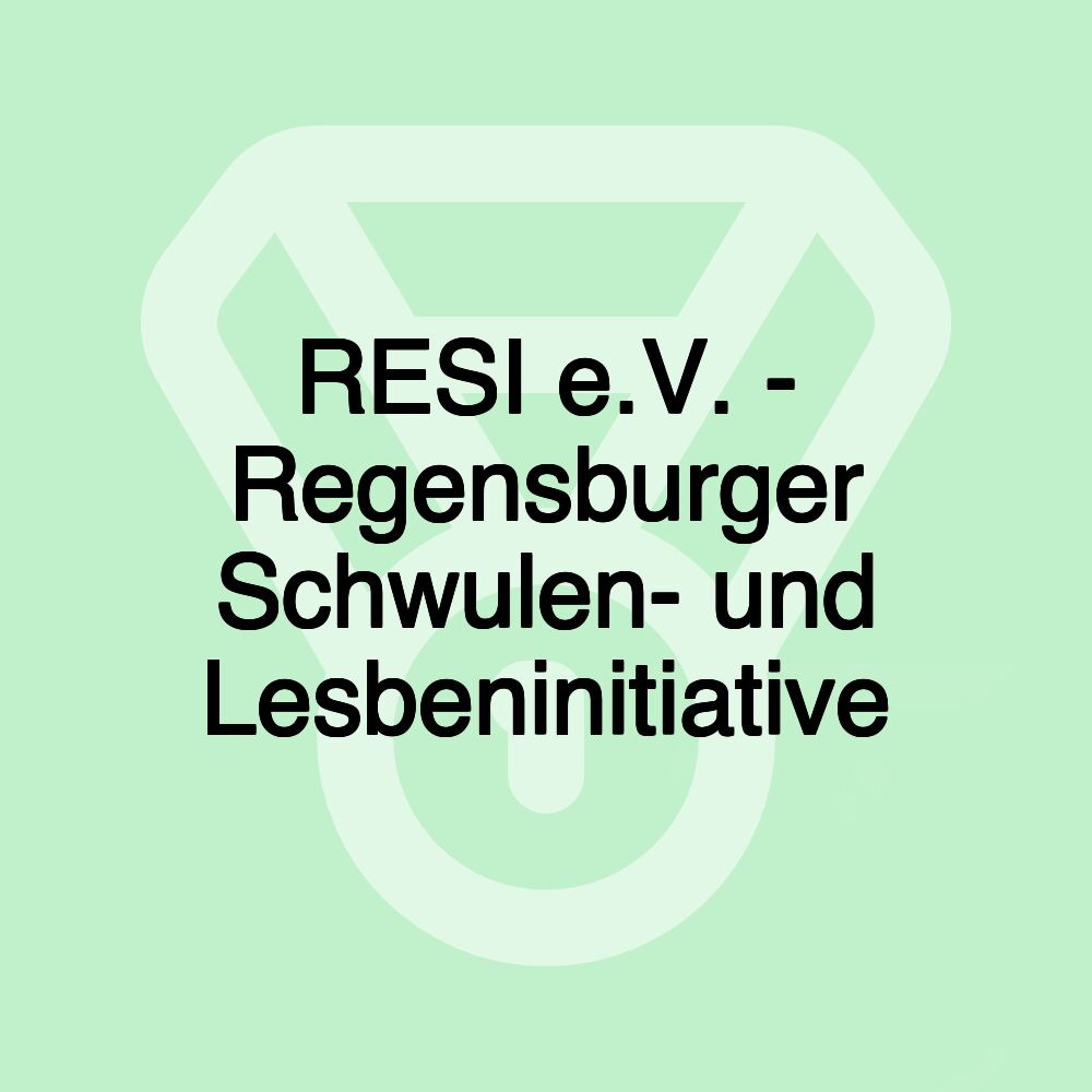 RESI e.V. - Regensburger Schwulen- und Lesbeninitiative