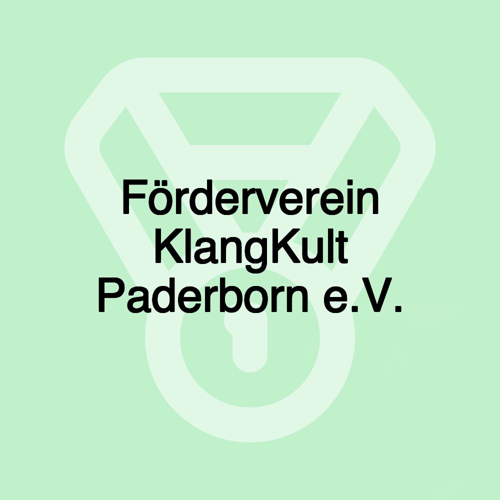 Förderverein KlangKult Paderborn e.V.