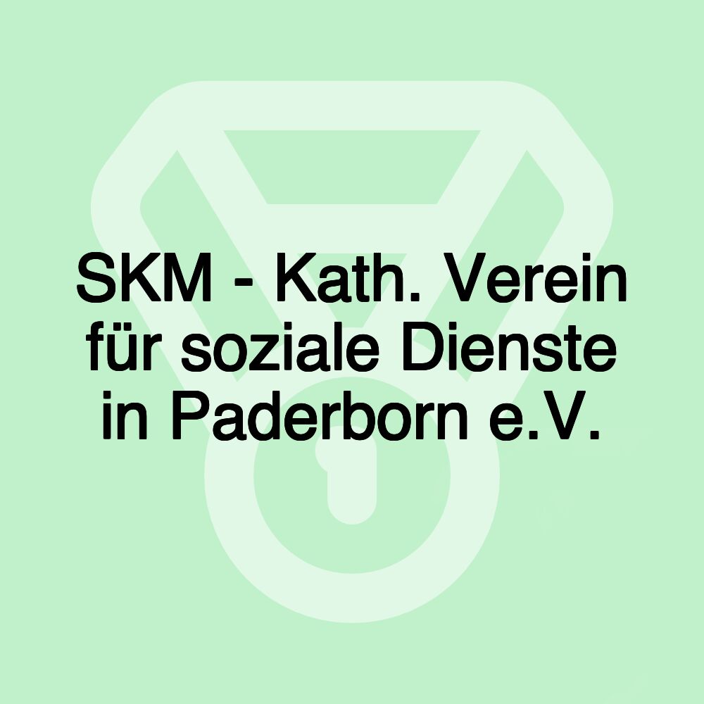 SKM - Kath. Verein für soziale Dienste in Paderborn e.V.