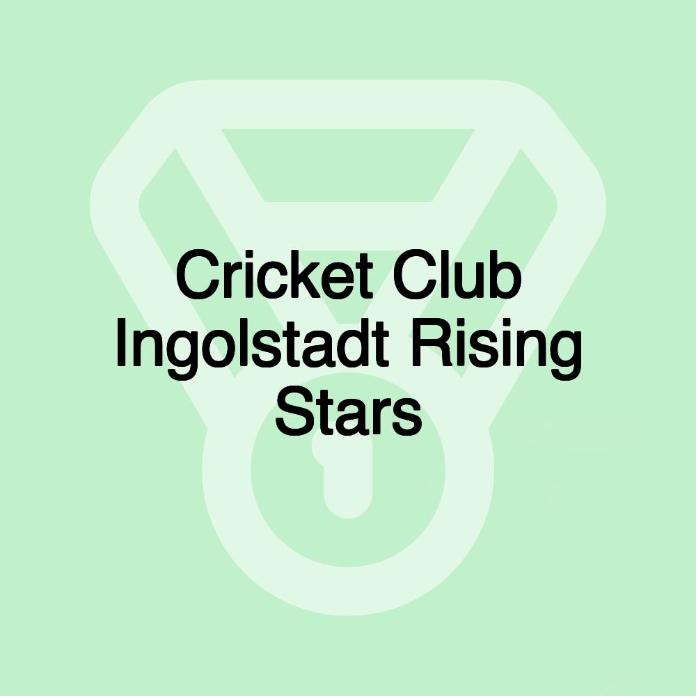 Cricket Club Ingolstadt Rising Stars