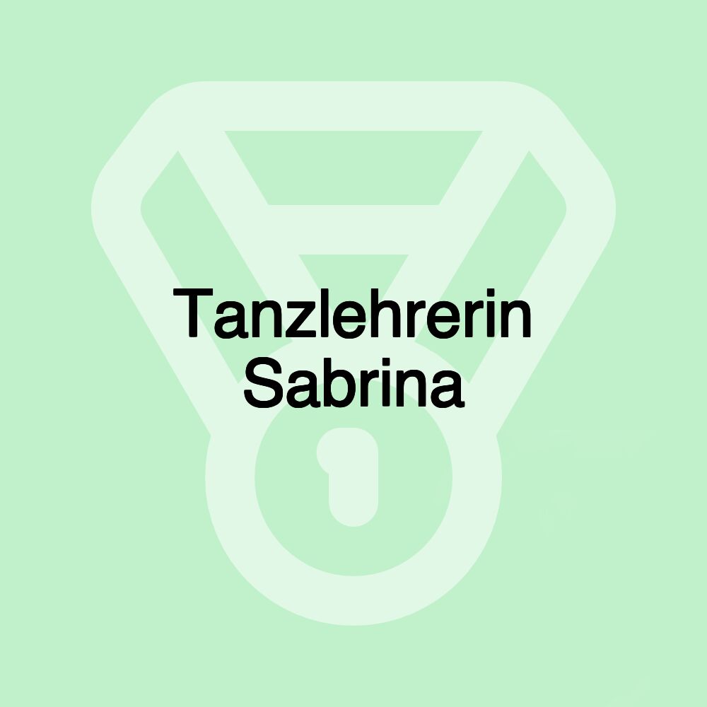 Tanzlehrerin Sabrina