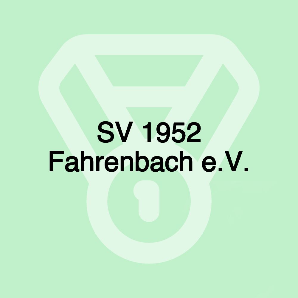 SV 1952 Fahrenbach e.V.