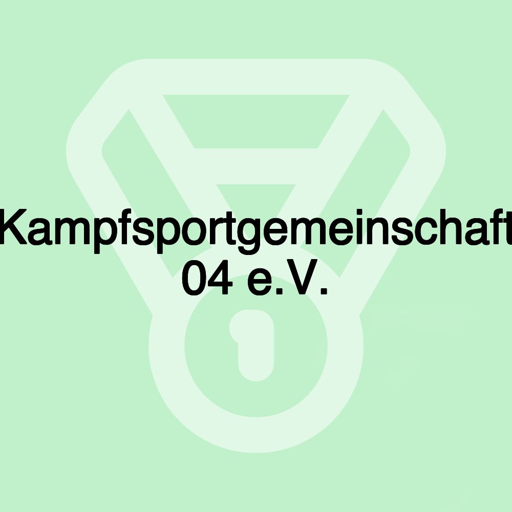 Kampfsportgemeinschaft 04 e.V.