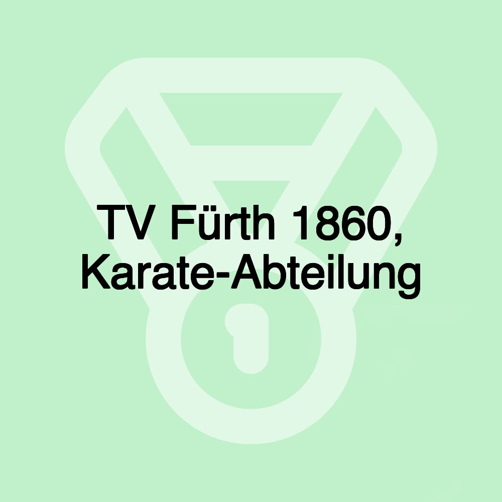 TV Fürth 1860, Karate-Abteilung