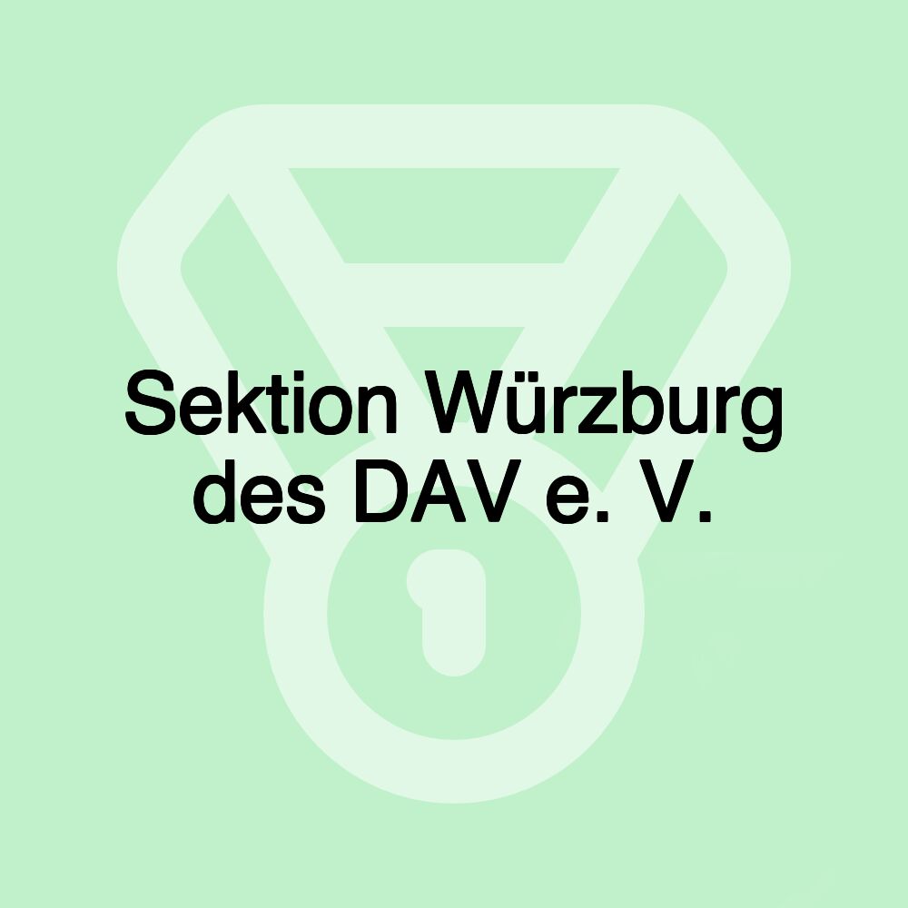 Sektion Würzburg des DAV e. V.