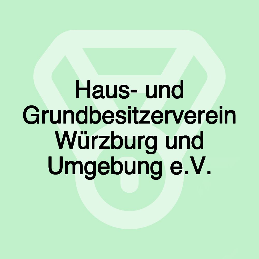 Haus- und Grundbesitzerverein Würzburg und Umgebung e.V.