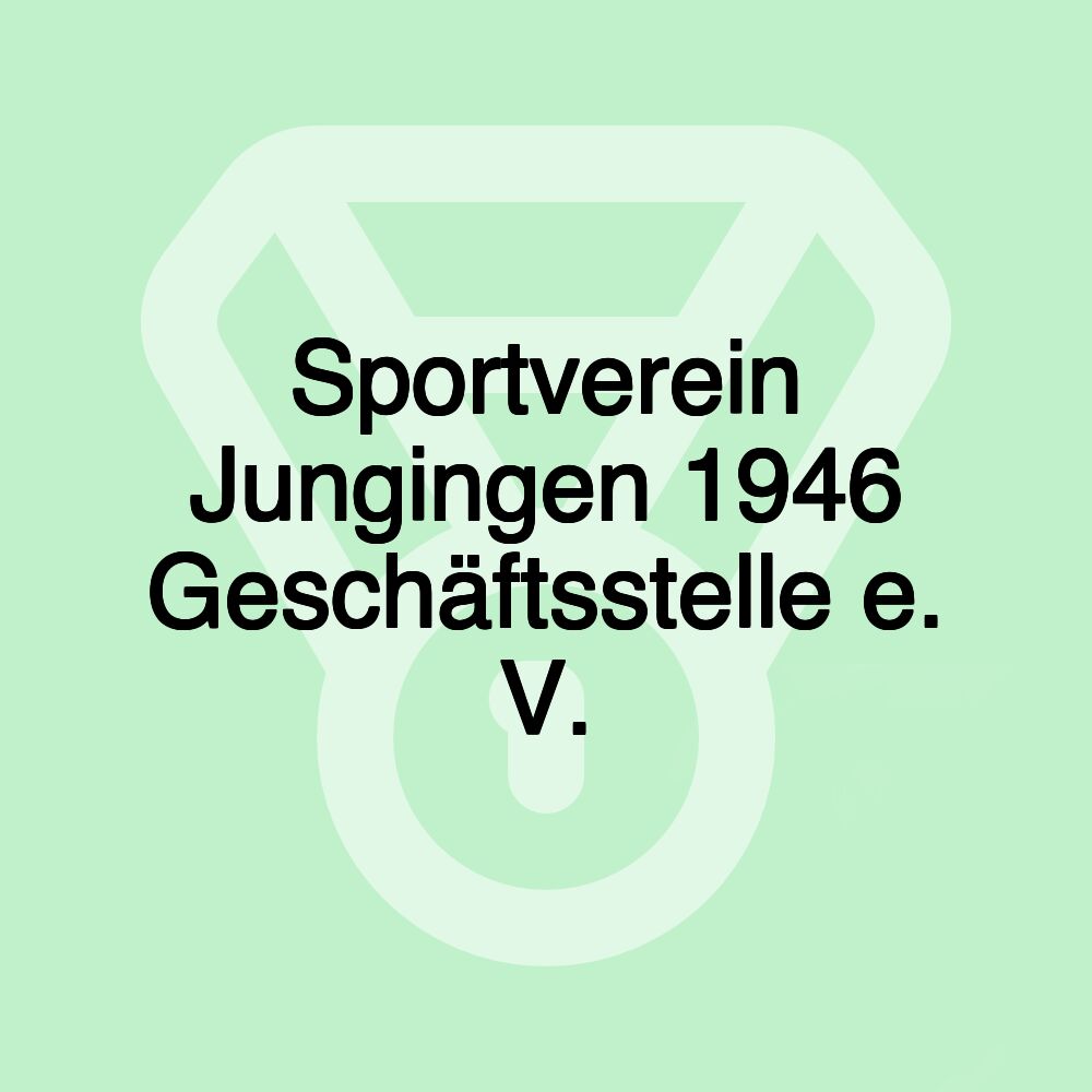 Sportverein Jungingen 1946 Geschäftsstelle e. V.