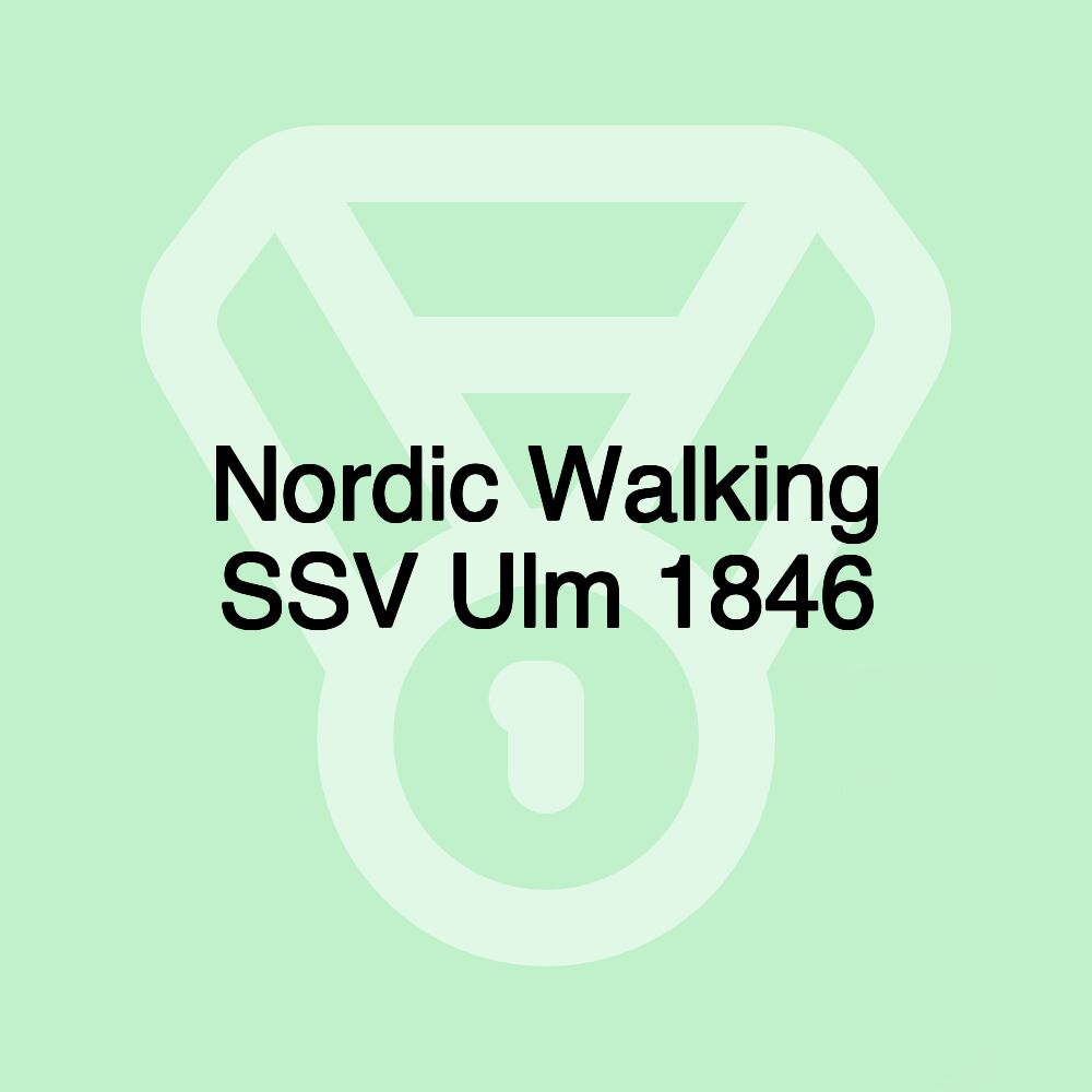 Nordic Walking SSV Ulm 1846