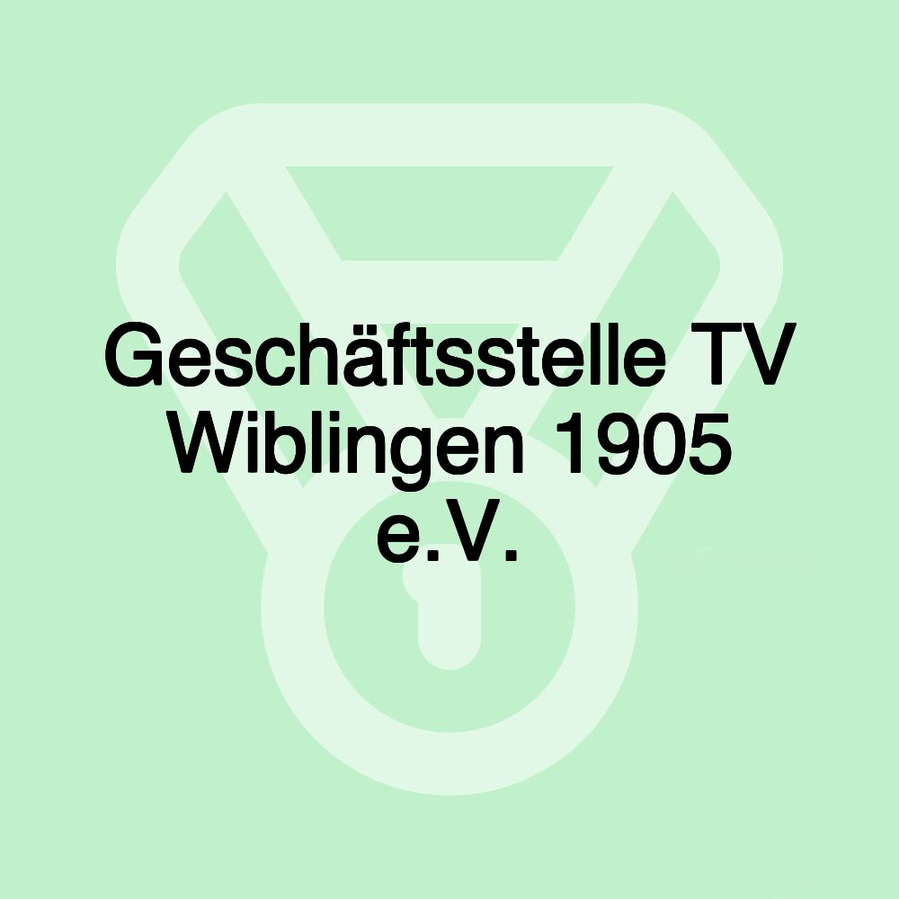 Geschäftsstelle TV Wiblingen 1905 e.V.