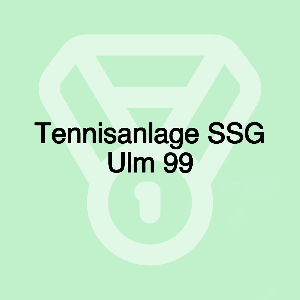 Tennisanlage SSG Ulm 99