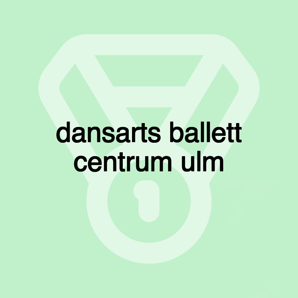 dansarts ballett centrum ulm