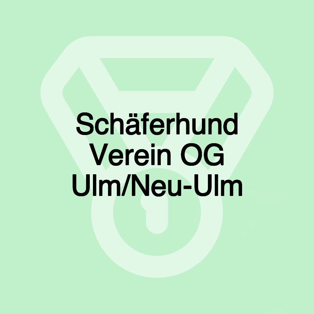 Schäferhund Verein OG Ulm/Neu-Ulm