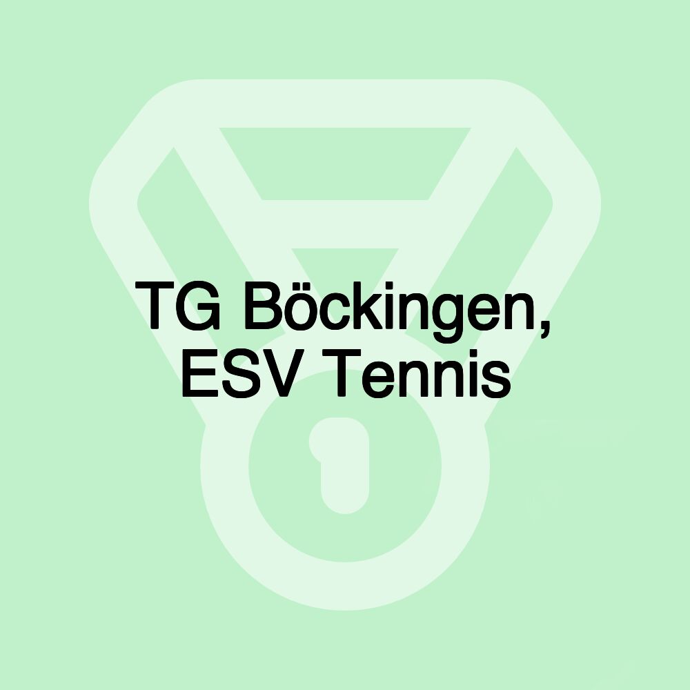 TG Böckingen, ESV Tennis