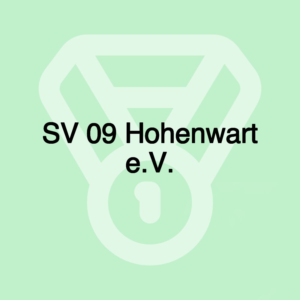 SV 09 Hohenwart e.V.