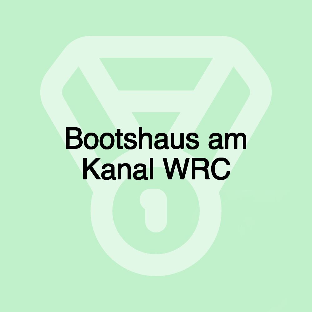 Bootshaus am Kanal WRC