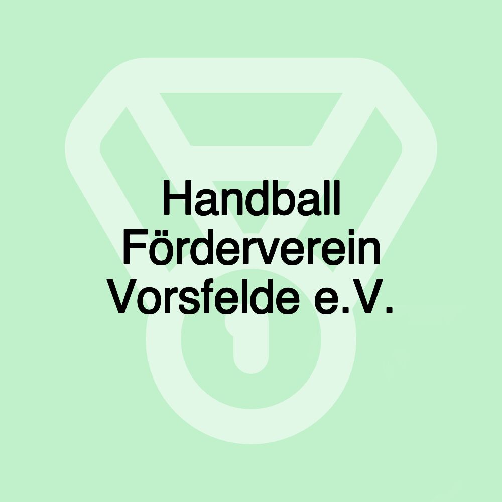 Handball Förderverein Vorsfelde e.V.