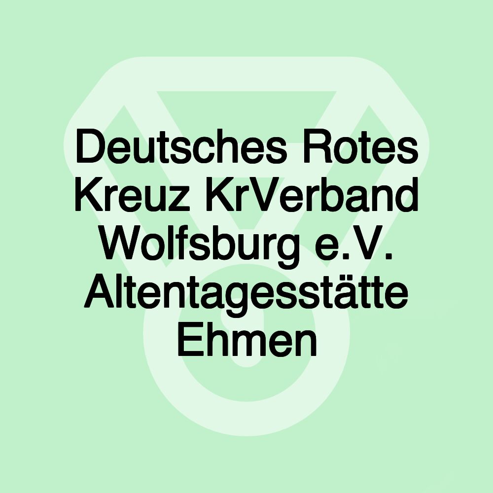 Deutsches Rotes Kreuz KrVerband Wolfsburg e.V. Altentagesstätte Ehmen