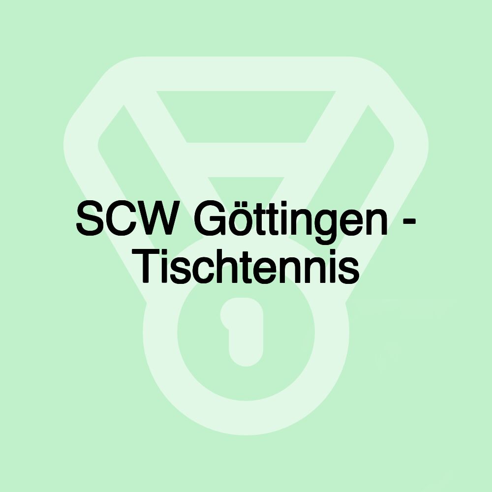 SCW Göttingen - Tischtennis