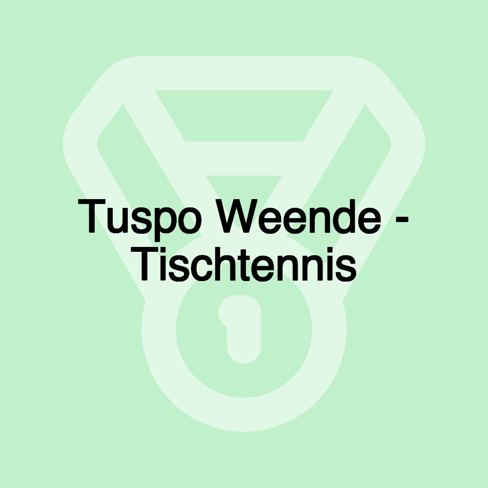 Tuspo Weende - Tischtennis