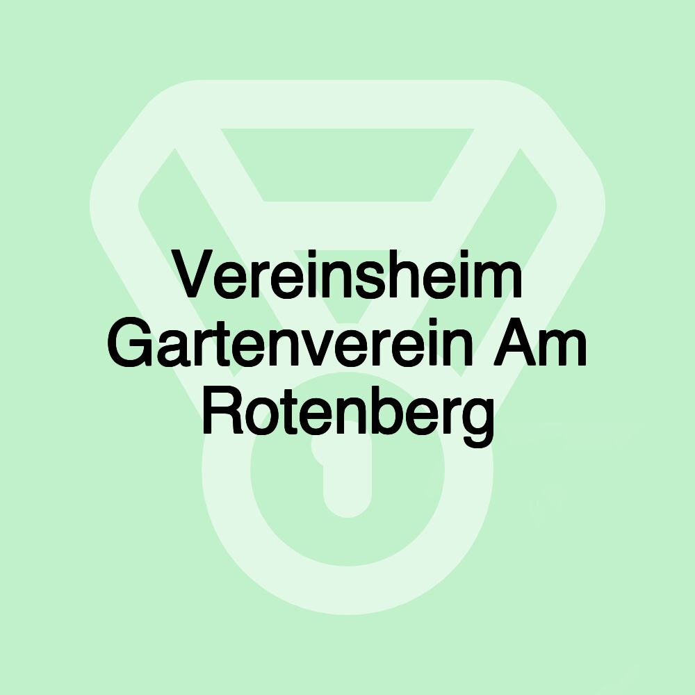 Vereinsheim Gartenverein Am Rotenberg