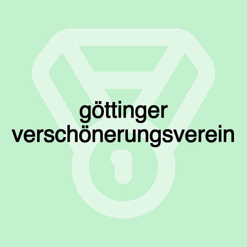 göttinger verschönerungsverein