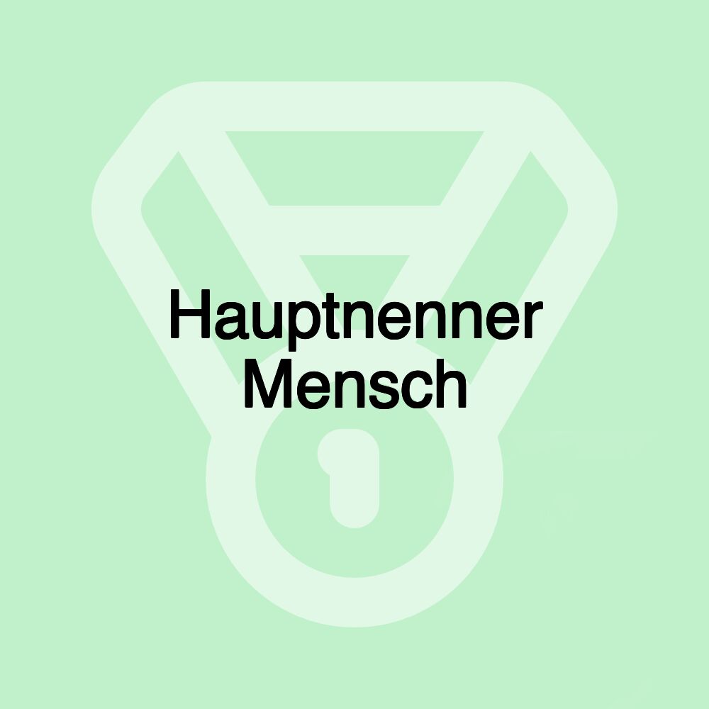 Hauptnenner Mensch