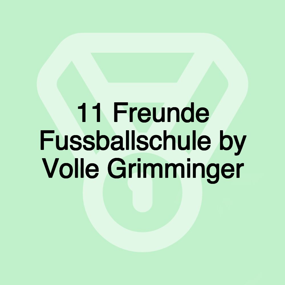 11 Freunde Fussballschule by Volle Grimminger