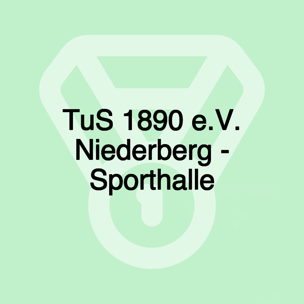 TuS 1890 e.V. Niederberg - Sporthalle