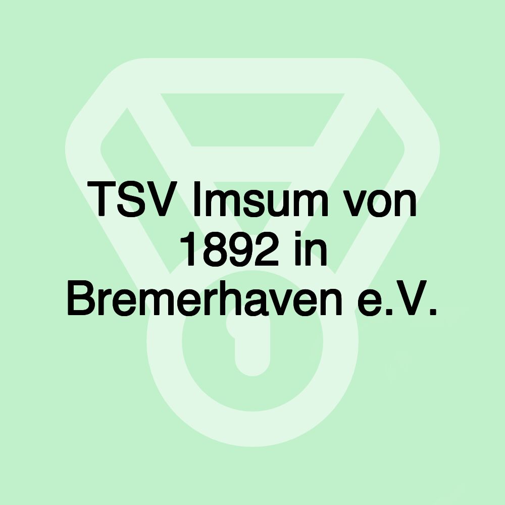 TSV Imsum von 1892 in Bremerhaven e.V.