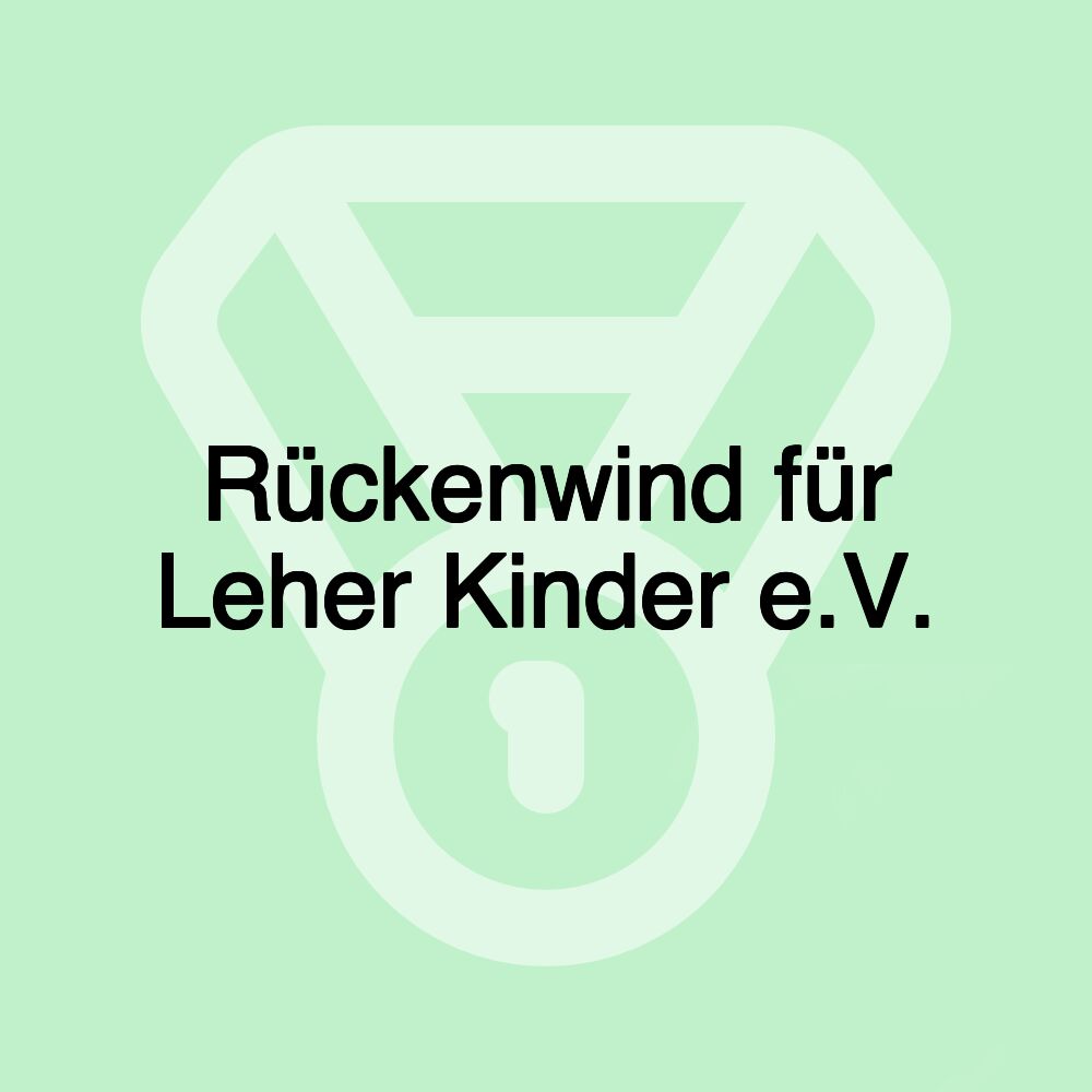 Rückenwind für Leher Kinder e.V.