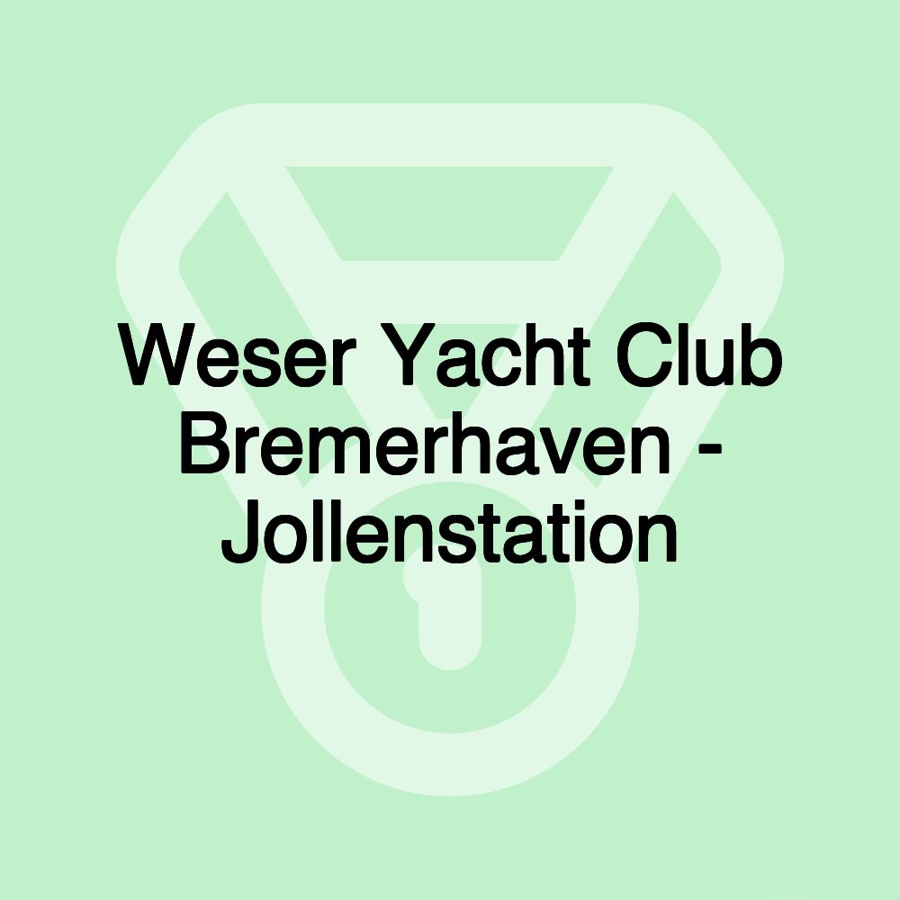 Weser Yacht Club Bremerhaven - Jollenstation