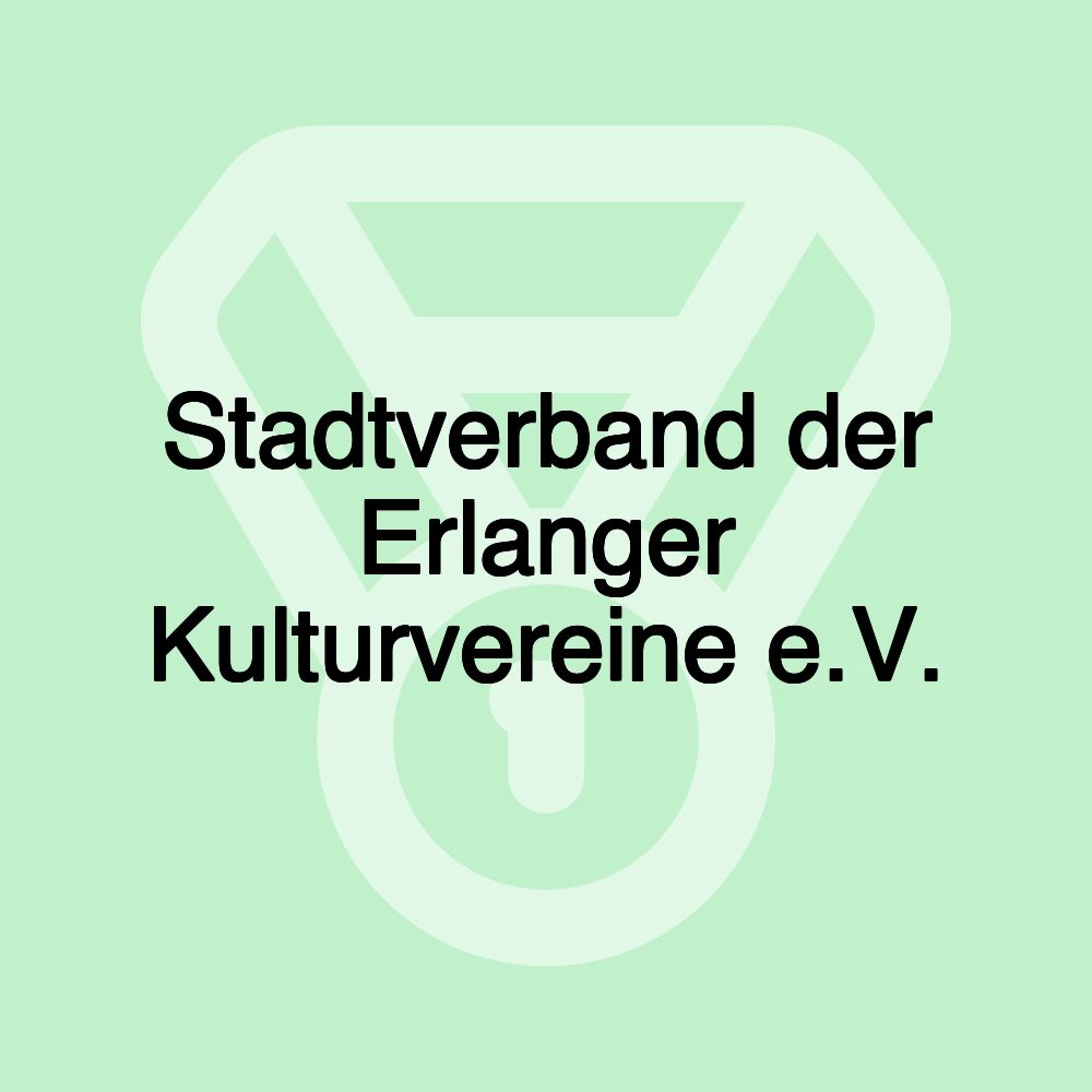 Stadtverband der Erlanger Kulturvereine e.V.