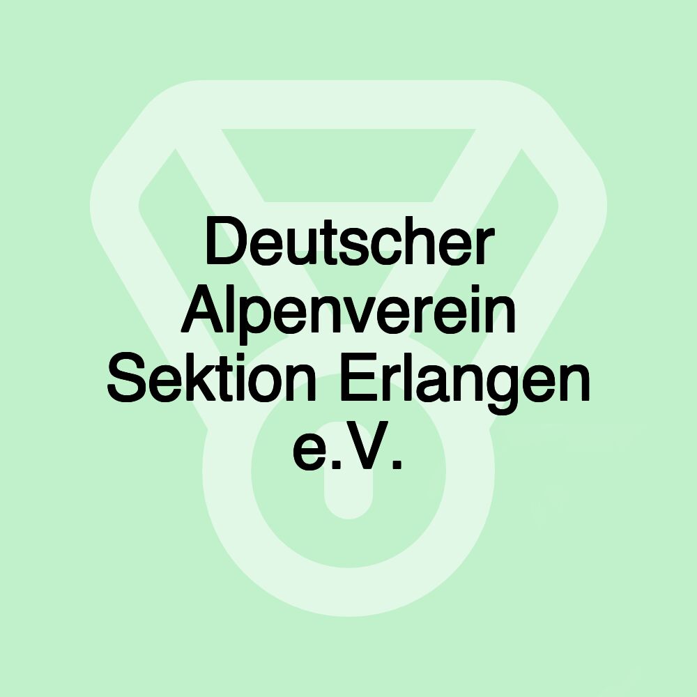 Deutscher Alpenverein Sektion Erlangen e.V.