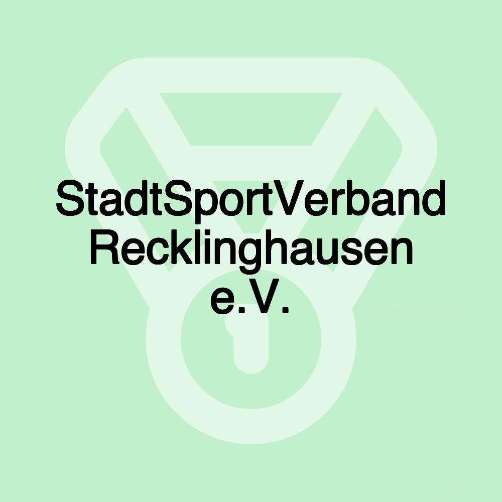 StadtSportVerband Recklinghausen e.V.