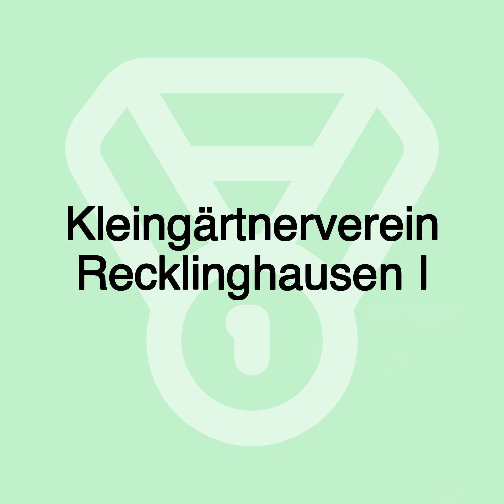 Kleingärtnerverein Recklinghausen I