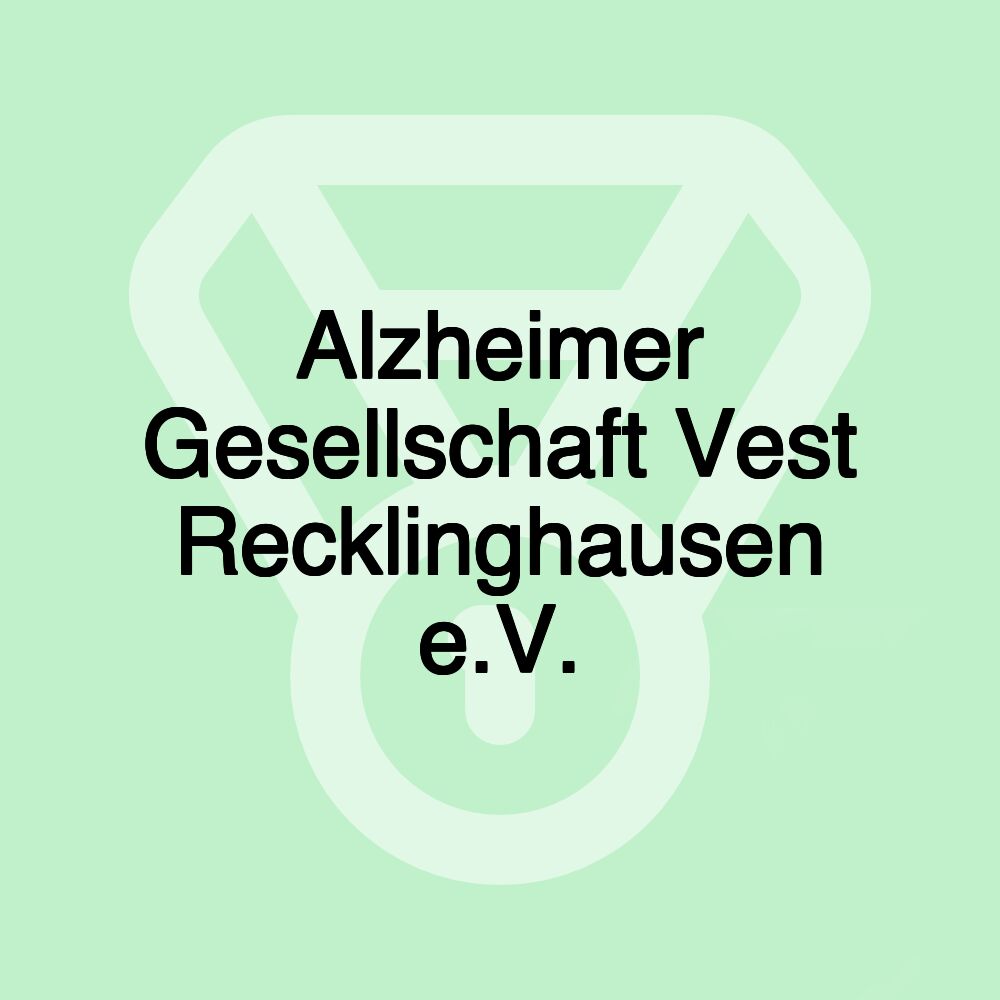 Alzheimer Gesellschaft Vest Recklinghausen e.V.