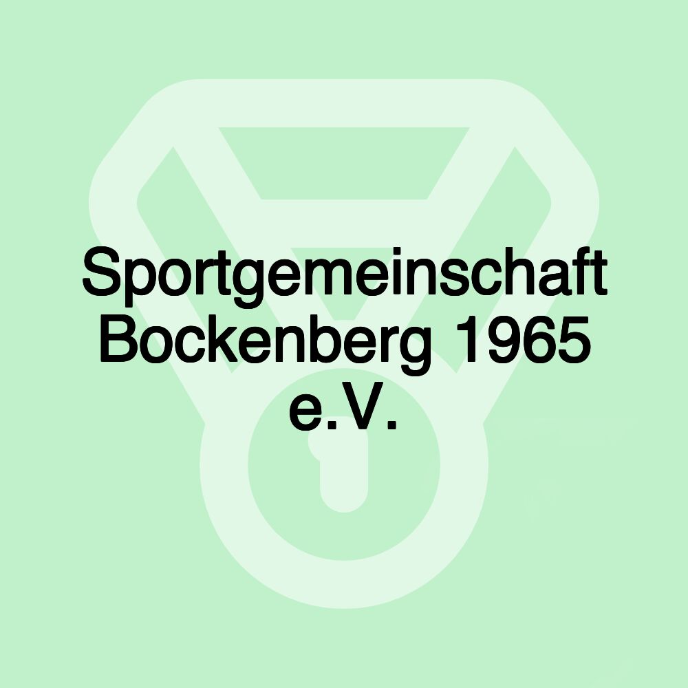 Sportgemeinschaft Bockenberg 1965 e.V.