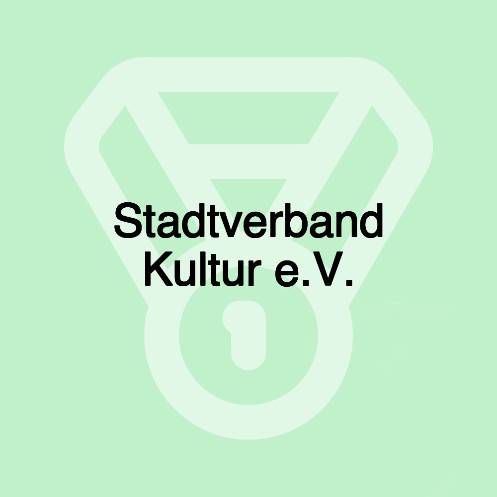 Stadtverband Kultur e.V.