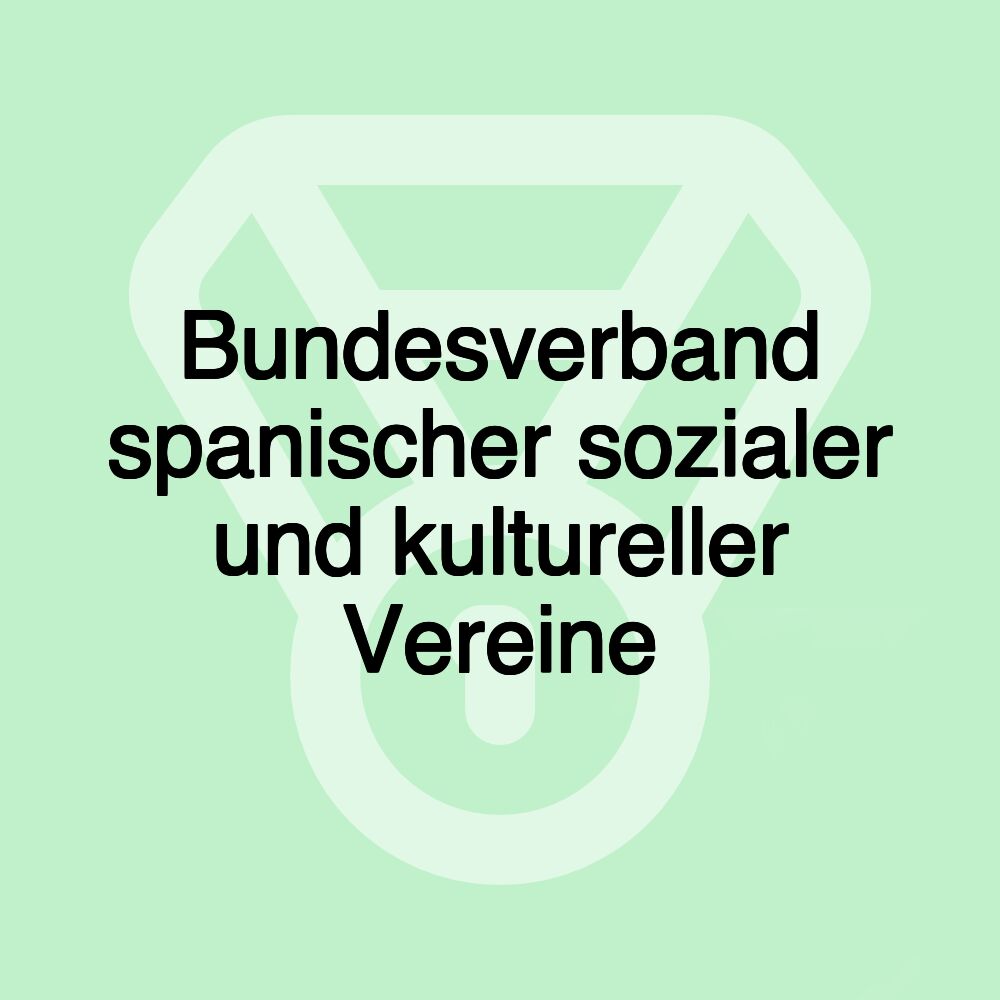 Bundesverband spanischer sozialer und kultureller Vereine